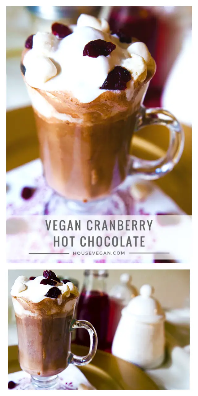 Vegan Cranberry Hot Chocolate, Lay The Table
