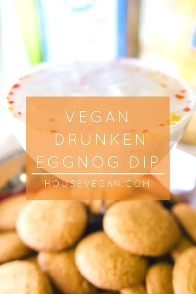 Vegan Drunken Eggnog Dip, Lay The Table