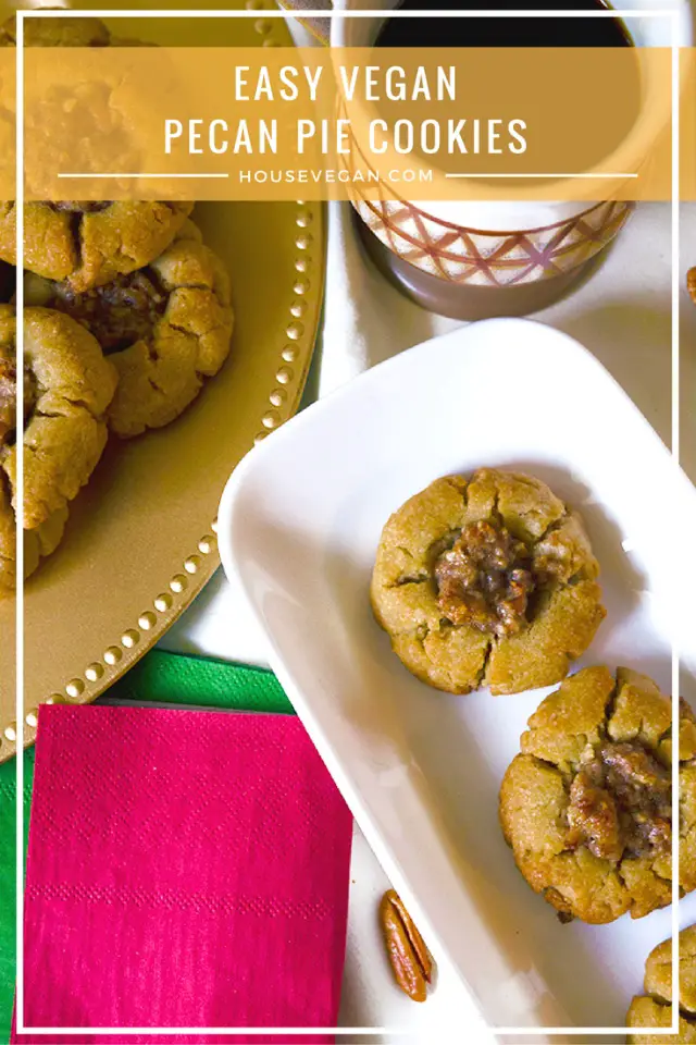 Easy Vegan Pecan Pie Cookies, Lay The Table