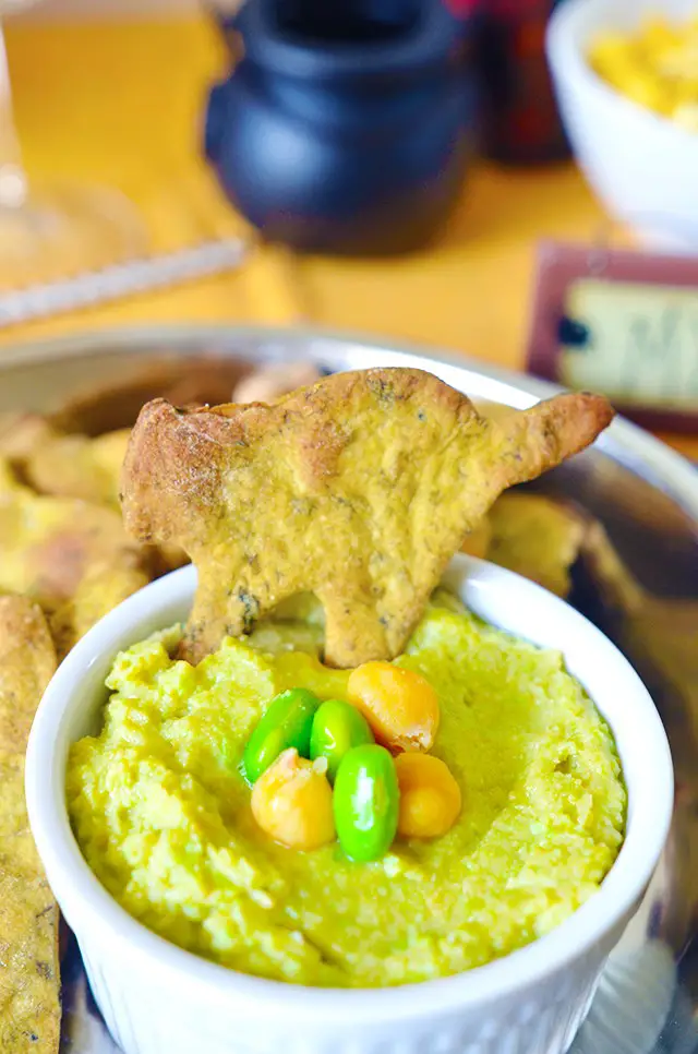 Homemade Nori Crackers w/ Wasabi Edamame Hummus, Lay The Table