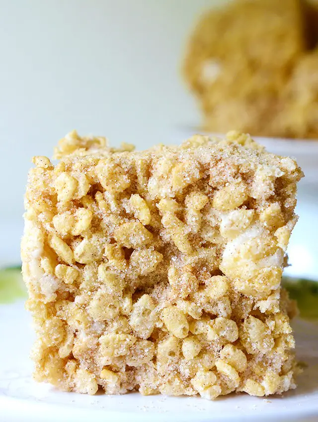 Snickerdoodle Rice Crispy Treats, Lay The Table