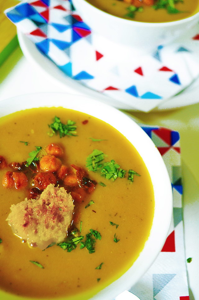 Amazing Creamy Carrot and Sweet Potato Soup, Lay The Table