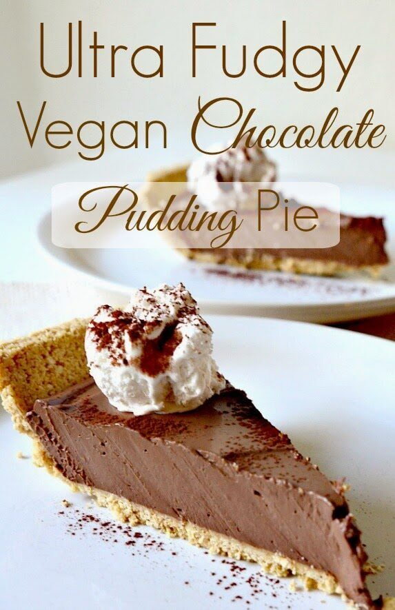 Ultra Fudgy Vegan Chocolate Pudding Pie, Lay The Table