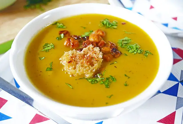 Amazing Creamy Carrot and Sweet Potato Soup, Lay The Table