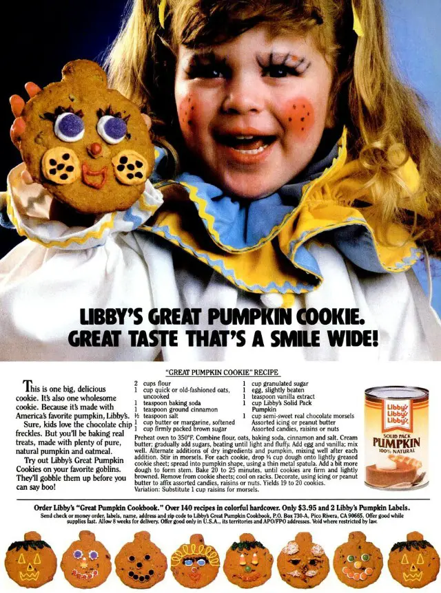 Great Pumpkin Cookie Recipe &#124; 80s Halloween Recipe, Lay The Table