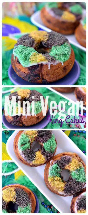 Mini Vegan King Cakes, Lay The Table