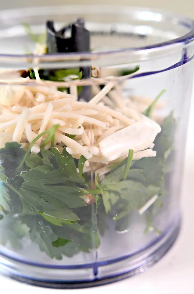 Delicious Smokey Almond and Parsley Pesto w/ Aquafaba, Lay The Table