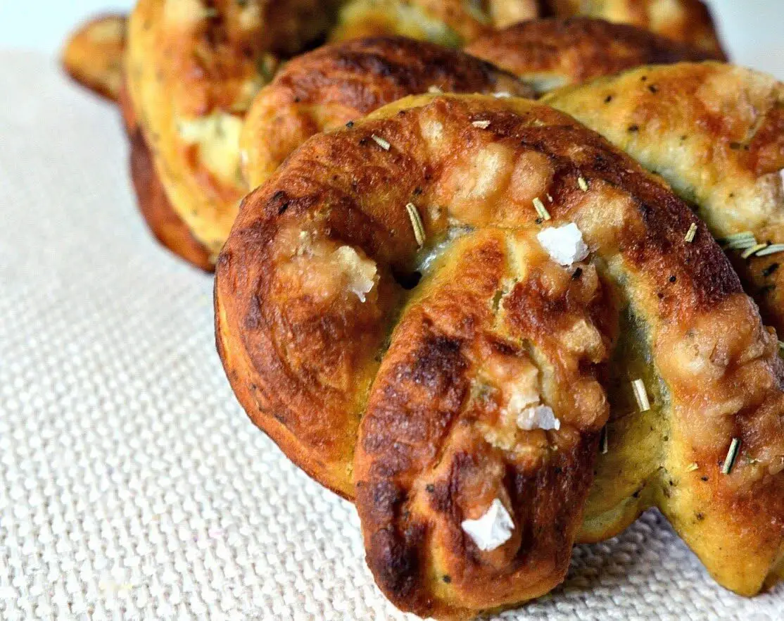 Homemade Rosemary, Sage and Sea Salt Pretzels (in under an hour!), Lay The Table