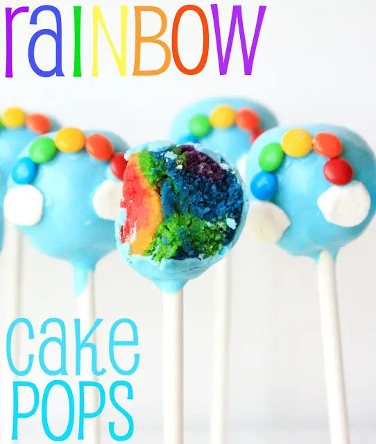 Rainbow Cake Pops, Lay The Table