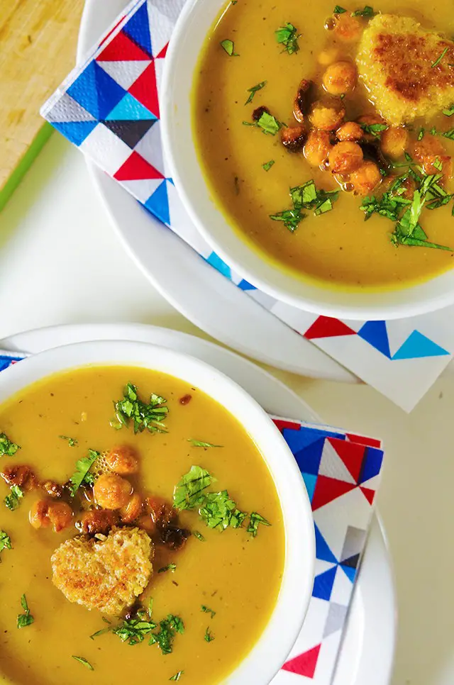 Amazing Creamy Carrot and Sweet Potato Soup, Lay The Table