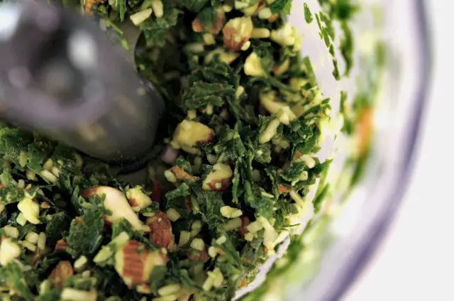 Delicious Smokey Almond and Parsley Pesto w/ Aquafaba, Lay The Table