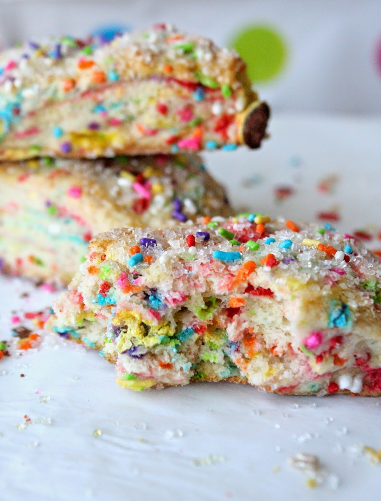 Birthday Cake Scones, Lay The Table