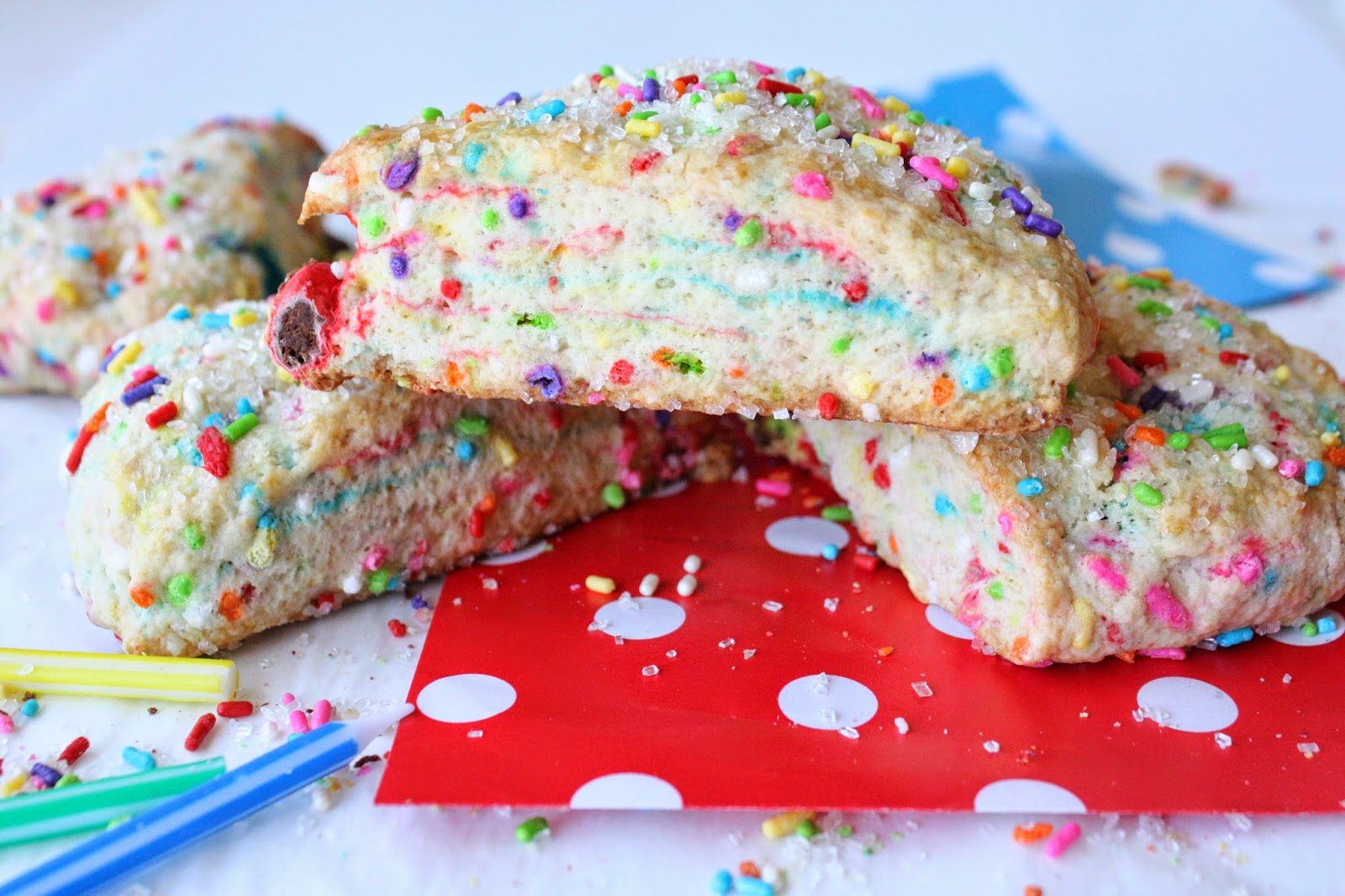 Birthday Cake Scones, Lay The Table