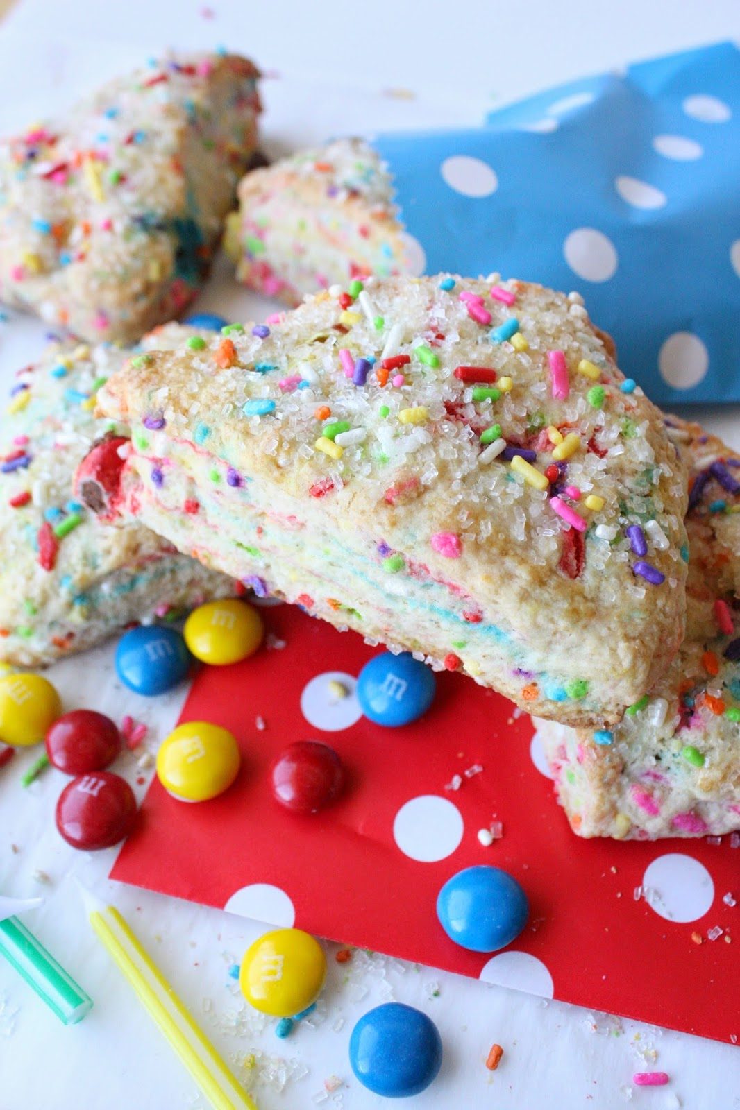 Birthday Cake Scones, Lay The Table