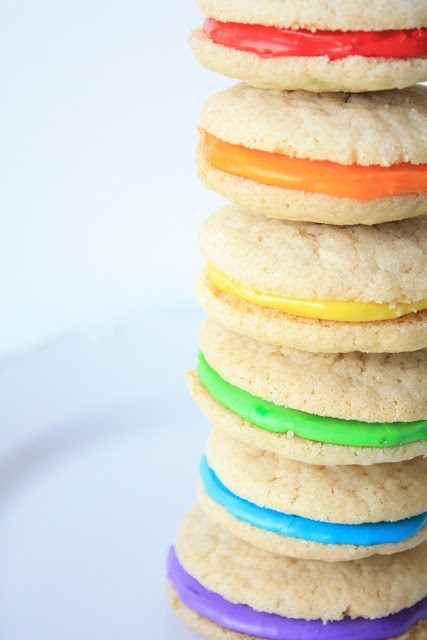 Double Vanilla Delights~Rainbow Cookies, Lay The Table