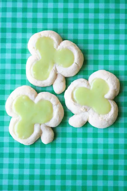 Shamrock Triple Thumbprint Cookies, Lay The Table