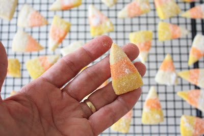 Sparkling Candy Corn Cookies, Lay The Table