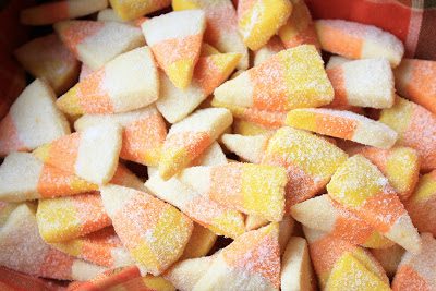 Sparkling Candy Corn Cookies, Lay The Table