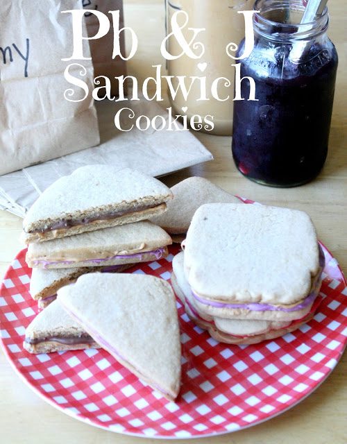 Peanut Butter &#038; Jelly Sandwich Cookies, Lay The Table