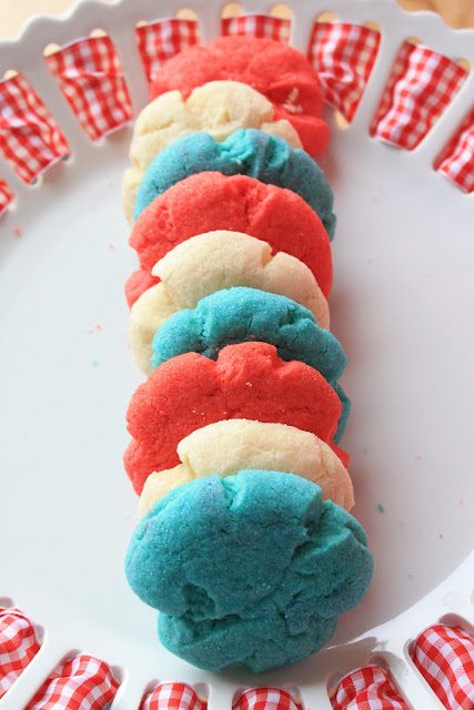Patriotic Jello Cookies, Lay The Table
