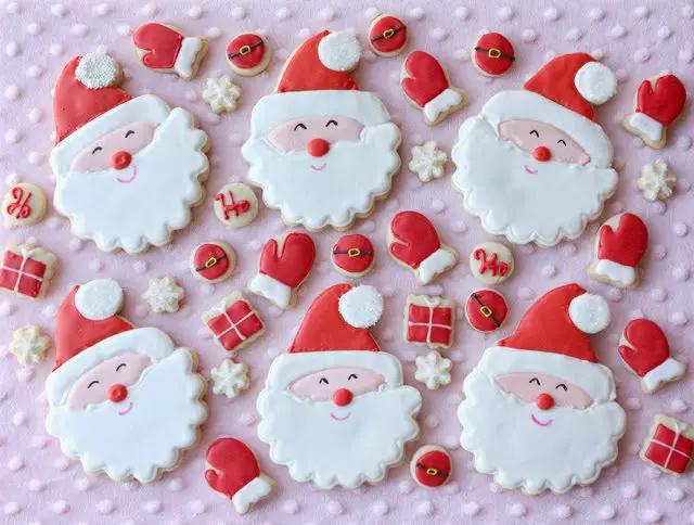 Smiling Santa Cookies, Lay The Table