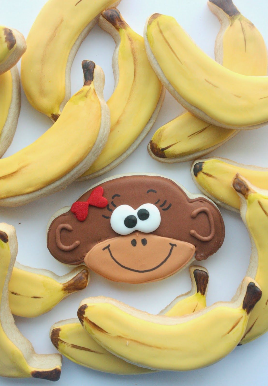 &#8220;I&#8217;m bananas for you!&#8221; Monkey and Banana Cookies, Lay The Table