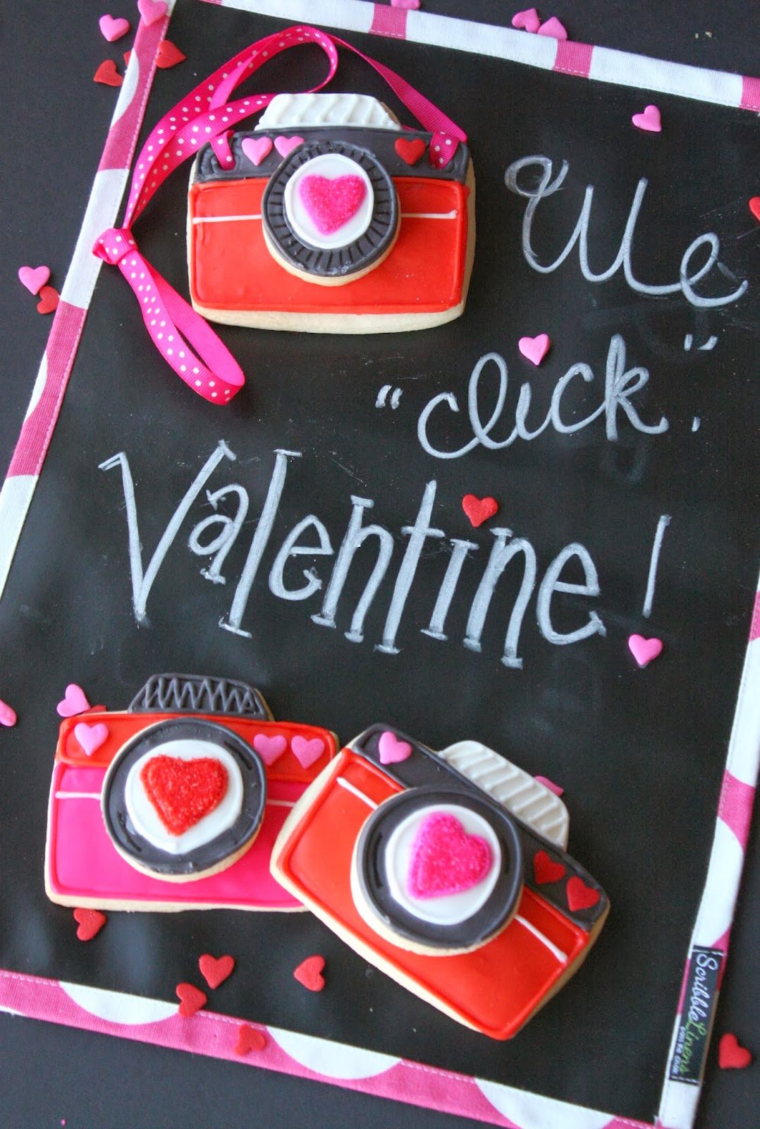 Valentine Camera Cookies, Lay The Table