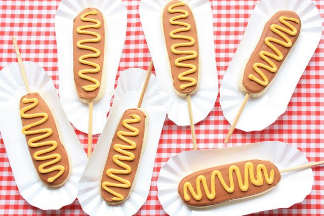 Corn Dog Cookies, Lay The Table