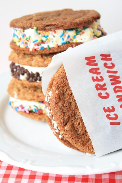 Ice Cream Cookie Sandwiches, Lay The Table