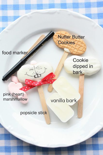 Mini Funny Bunny Nutter Butter Cookie Pops, Lay The Table