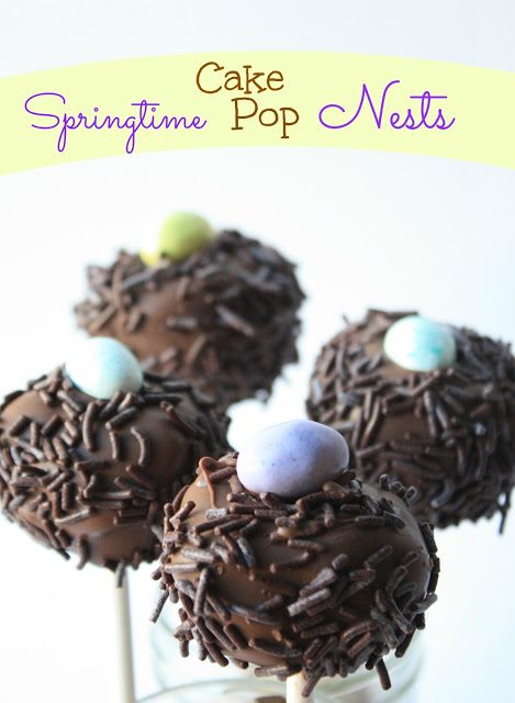 Springtime Cake Pop Nests, Lay The Table