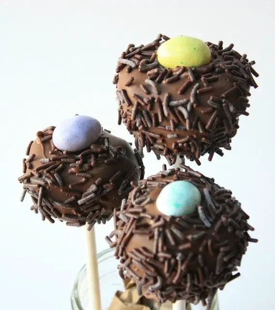 Springtime Cake Pop Nests, Lay The Table