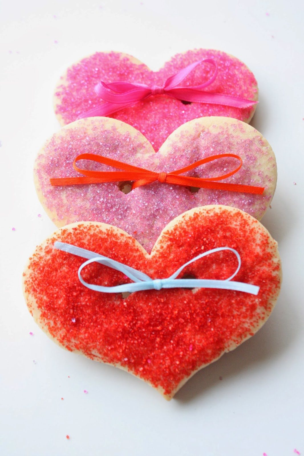 Ribboned Heart Cookies, Lay The Table