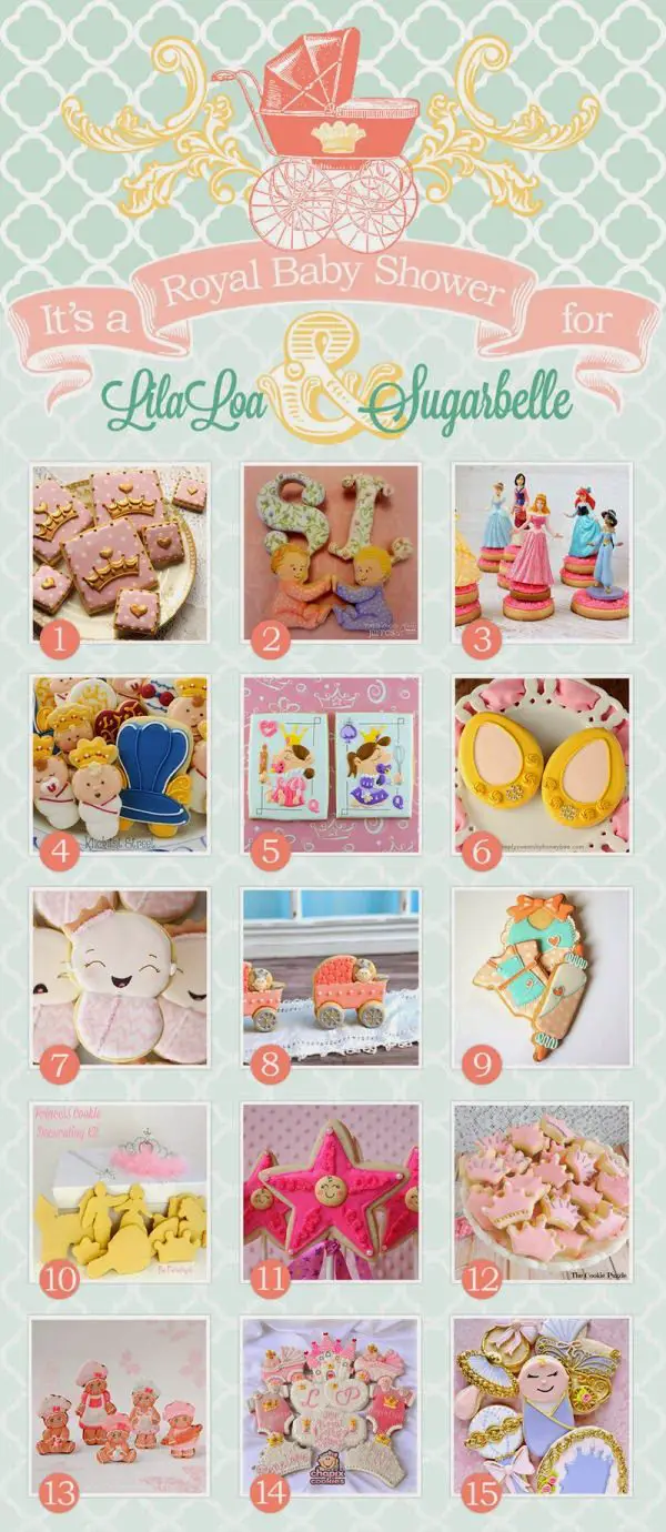 Princess Wand Cookies for a Virtual Baby Shower, Lay The Table