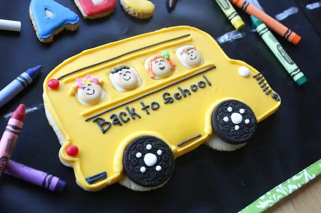 Big Yellow School Bus Cookie, Lay The Table