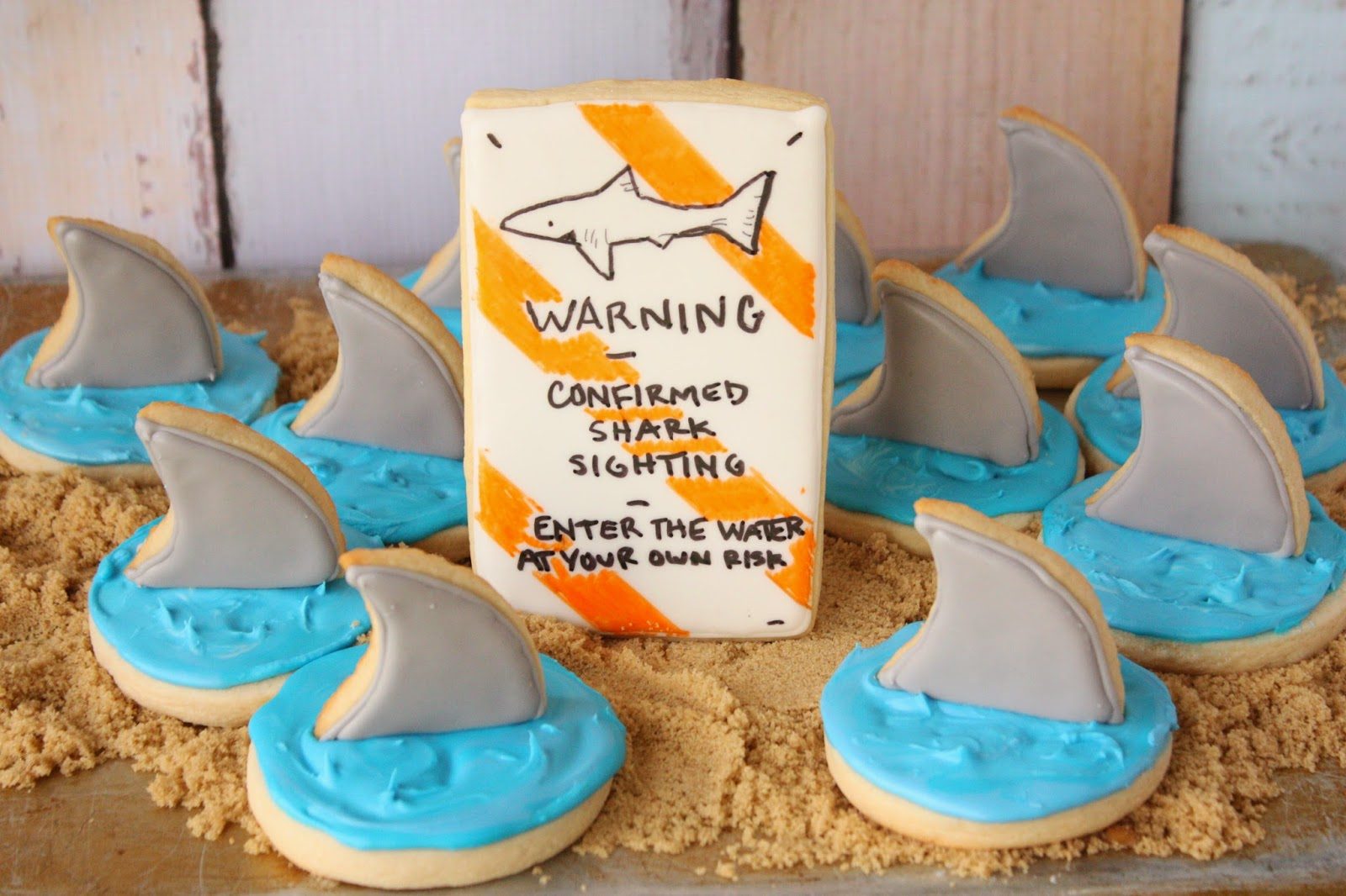 Shark Fin Cookies, Lay The Table