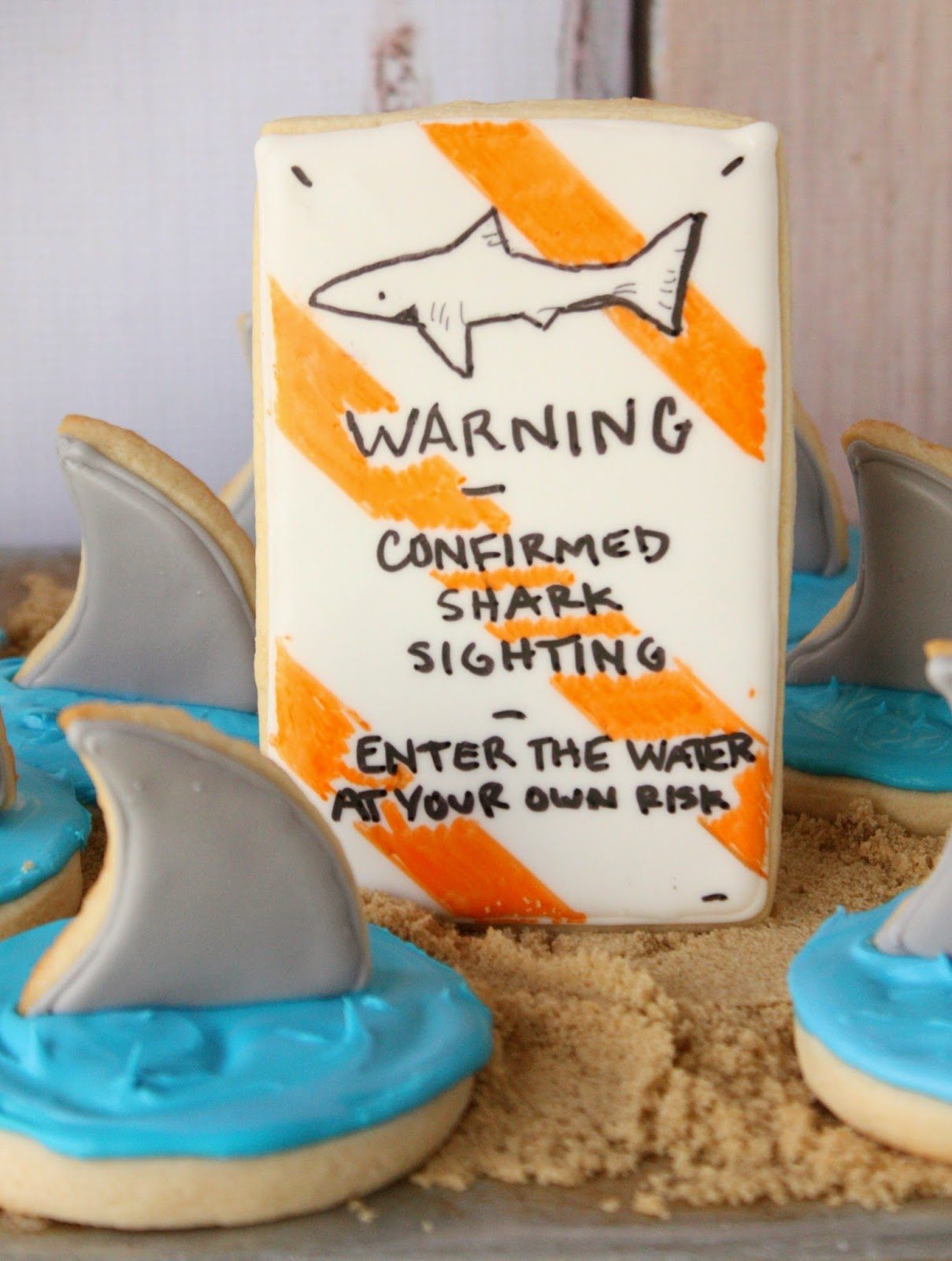 Shark Fin Cookies, Lay The Table